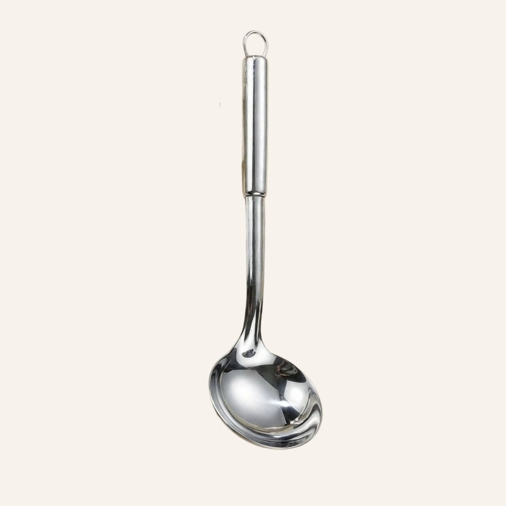 Kitchen utensil set with ergonomic handles and durable construction, ideal for cooking, serving, and everyday meal preparation.